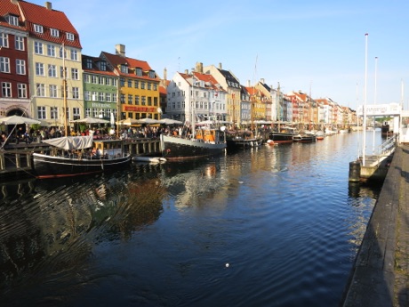 Nyhaven area in Copenhagen